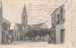 CPA PIONNIERE ORGEVAL (Yvelines) - Place De L'Eglise - Orgeval