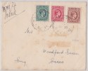 JAMAÏQUE - JAMAICA - First Day Cover MAY PEN To Woodford Green Sussex - George VI - Issue - Enveloppe Premier Jour - Jamaica (...-1961)