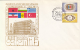 BUCHAREST- BALKAN PHILATELIC EXHIBITION, SPECIAL COVER, 1983, ROMANIA - Storia Postale