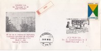COMPUTERS, FIRST ROMANIAN COMPUTER ANNIVERSARY, REGISTERED SPECIAL COVER, 1998, ROMANIA - Computers
