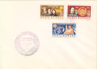 BUCHAREST UNIVERSITY ANNIVERSARY, STAMPS AND SPECIAL POSTMARK ON COVER, 1964, ROMANIA - Briefe U. Dokumente