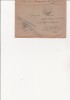 MAROC - LETTRE CAD TRESOR ET POSTE - OBLITERATION BLEU LINEAIRE CORPS DE DEBARQUEMENT DE CASABLANCA -1908 - Covers & Documents