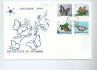 Bostwana.FDC Buterflies Of Bostwana.papillons,mariposas - Botswana (1966-...)