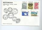 Bostwana.FDC Centenary Of Postage Stamps,cantenaire Du Timbre Poste,centenario Del Sello - Botswana (1966-...)