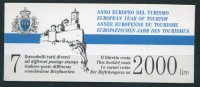 1990 San Marino, Anno Europeo Del Turismo Libretto , Serie Completa Nuova (**) AL FACCIALE - Carnets