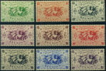 France, Réunion : N° 235 à 246 X Année 1943 - Unused Stamps