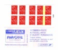 Carnet Lamouche Paris 2012 YT 3744-C1 Avec Pont De Phosphore Entre Les Timbres 4-5 Et 9-10 . Superbe , Voir Le Scan . - Booklets