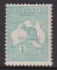 Australia 1915-20 Third Watermark Kangaroo SG 40, One Shilling Mint Hinged - Neufs