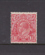 Australia 1926-28 Small Multiple Watermark Perf 14 King George V, SG 87, Three Half Penny Red Mint Never Hinged - Neufs