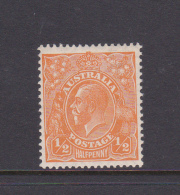 Australia 1926-30 Small Multiple Watermark Perf 12, 5x13, 5 King George V, SG 94, Half Penny Mint Never Hinged - Neufs