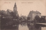 Döbeln Doebeln - Stadtkirche Und Rathausturm - 2 Scans - Doebeln