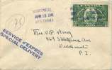 Special Delivery Expres Stamp Sc E7 On 1941 Montreal Cover - Cartas & Documentos