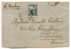 ENVELOPPE De BUENOS AYRES Pour La FRANCE Par Le BATEAU A VAPEUR "UMBRIA" - POSTE MARITIME - Lettres & Documents