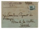 ENVELOPPE De BUENOS AYRES Pour GAND (BELGIQUE) Par Le BATEAU A VAPEUR "UMBRIA" - POSTE MARITIME - Storia Postale