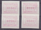 Finland 1989 Frama Labels Santa Clausland / Arctic Circle 4v ** Mnh (25345) - Machine Labels [ATM]