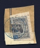 RARE 1/2 TIMBRE OBOCK SUR FRAGMENT D'IMPRIMÉ- N°54 COTÉ DROIT OBLITÉRÉ- CAD BLEU 1901- - Used Stamps