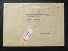 BRIEF Frankotype Postfreistempel 1968 VETRNI Jihoceske Papirny ////  T8756 - Covers & Documents