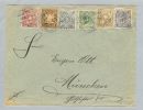 Heimat DE Schiffspost 1897-07-22 3-Länderfrankatur>München - Storia Postale