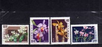 CHINA REPUBLIC TAIWAN FORMOSA 1958 FLORA FLOWERS FIORI FLEURS ORCHIDEE ORCHIDS SERIE COMPLETA COMPLETE SET MNH - Nuevos