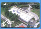 Japan Japon Telefonkarte Télécarte Phonecard  Weltraum Space Espace Universum Universe Satellite Satellit Antenne - Astronomùia