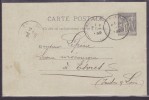 10c Sage Repiquage - Cartoline Postali Ristampe (ante 1955)