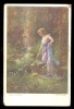 Hans Zatzka 'Die Forelle' / Postcard Circulated - Zatzka