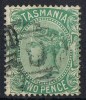 Sello 2 Pence TASMANIA, Yvert Num 36. Grill 20 º - Used Stamps