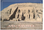 80 P. AIR AIL THE FRONT OF THE LARGE TEMPLE OF RAMSEN II. - Abu Simbel Temples