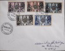 TUNISIE - FDC 1955 - Rotary International - N° 390-391-392-393-394- Y & T - Tunis Le 14.05.1955 - Parfait état - - Cartas & Documentos