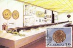 ARCHAEOLOGY, DROBETA ANCIENT BRIDGE MODEL, MUSEUM, CM, MAXICARD, CARTES MAXIMUM, 1990, ROMANIA - Arqueología