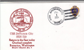 US JEFFERSON CITTY SUBMARINE, SPECIAL COVER, 2004, USA - Sous-marins