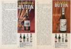 1969 - BUTON (sambuca Grappa Cherry)  -  3  P.  Pubblicità Cm. 13 X 18 - Licor Espirituoso