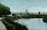 GLOS - GLOUCESTER - CATHEDRAL FROM THE SEVERN 1916 Gl357 - Gloucester