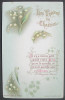 IMAGE PIEUSE BOUASSE Pl N° 1203 (chromo Vers 1900) LES TRESORS DU CHRETIEN Avec Fleurs De Muguet / SANTINO - Devotion Images