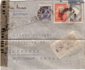 ARGENTINE - LETTRE RECOMMANDEE POUR LA SUISSE - BANDE DE CENSURE MANUSCRIT "VIA NATAL" - LE 24-11-1944. - Storia Postale