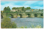 United Kingdom England Wales, Brecon, Llanfaes Bridge And River Usk - Breconshire