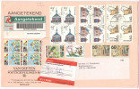 OLANDA - NEDERLAND - Paesi Bassi - 2001 - Registered - 20 Stamps - Viaggiata Da Den Haag Per Helmond, Paesi Bassi - Cartas & Documentos