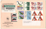 OLANDA - NEDERLAND - Paesi Bassi - 20?? - Registered - 18 Stamps - Viaggiata Da Den Haag Per Helmond, Paesi Bassi - Lettres & Documents