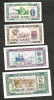 ALBANIA - 1 / 3 / 5 / 10 LEK (1976) - LOT Of 4 DIFFERENT BANKNOTES - Albanien