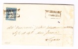 Heimat Tessin Mendrisio 22.Gen.1860 Kastenstempel Mit 10Rp. Strubel Auf Brief Nach Lugano - Lettres & Documents