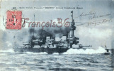 Marine Militaire Française Brennus Cuirassé D'escadre - 2 SCANS - Krieg
