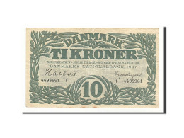 Billet, Danemark, 10 Kroner, 1947, TTB+ - Denemarken