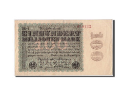 Billet, Allemagne, 100 Millionen Mark, 1923, 1923-08-22, TTB - 100 Miljoen Mark