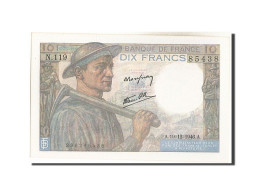 Billet, France, 10 Francs, 10 F 1941-1949 ''Mineur'', 1946, 1946-12-19, SPL - 10 F 1941-1949 ''Mineur''