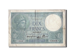 Billet, France, 10 Francs, 10 F 1916-1942 ''Minerve'', 1939, 1939-02-02, TB+ - 10 F 1916-1942 ''Minerve''