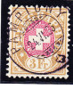 Heimat VD Pampigny 24.6.1896 Zentrumstempel Auf 3Fr. Telegraphe Marke - Telegrafo