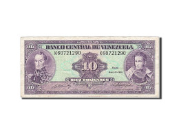 Billet, Venezuela, 10 Bolívares, 1990, 1990-05-31, TB - Venezuela