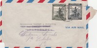 Lettre Par Avion De Leopoldville CONGO BELGE 1948 Pour  Bordeaux Ste Eulalie Gironde France - Storia Postale