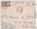 LETTRE MAROC 1928 Cad KENITRA Timbre 80c Enveloppe En FM Franchise Militaire Cachet Vaguemestre Pour La France - Cartas & Documentos