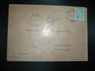 LETTRE TP 0,35 OBL.14-3-66 TAMPERE + GRIFFE ENCADREE T LUNASTUS LOSEN + 50 P  + CACHET T: Annulés - Brieven En Documenten